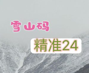 088期雪山精选24码-澳门国际